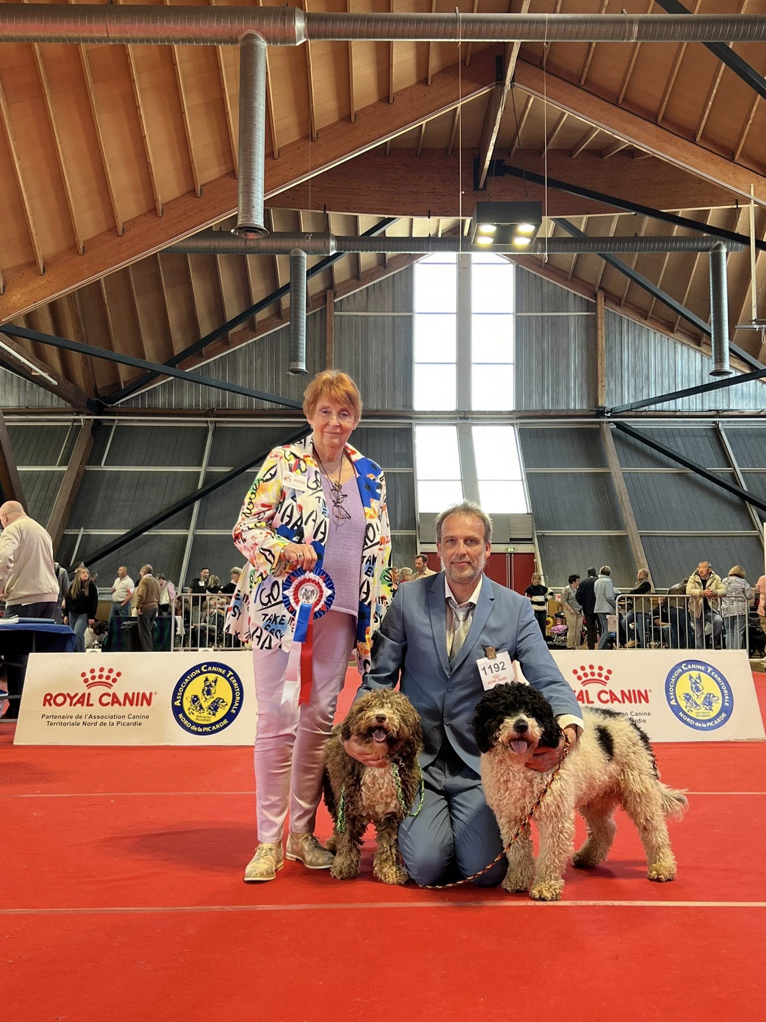 Spaanse Waterhond CACIBs met keurmeester